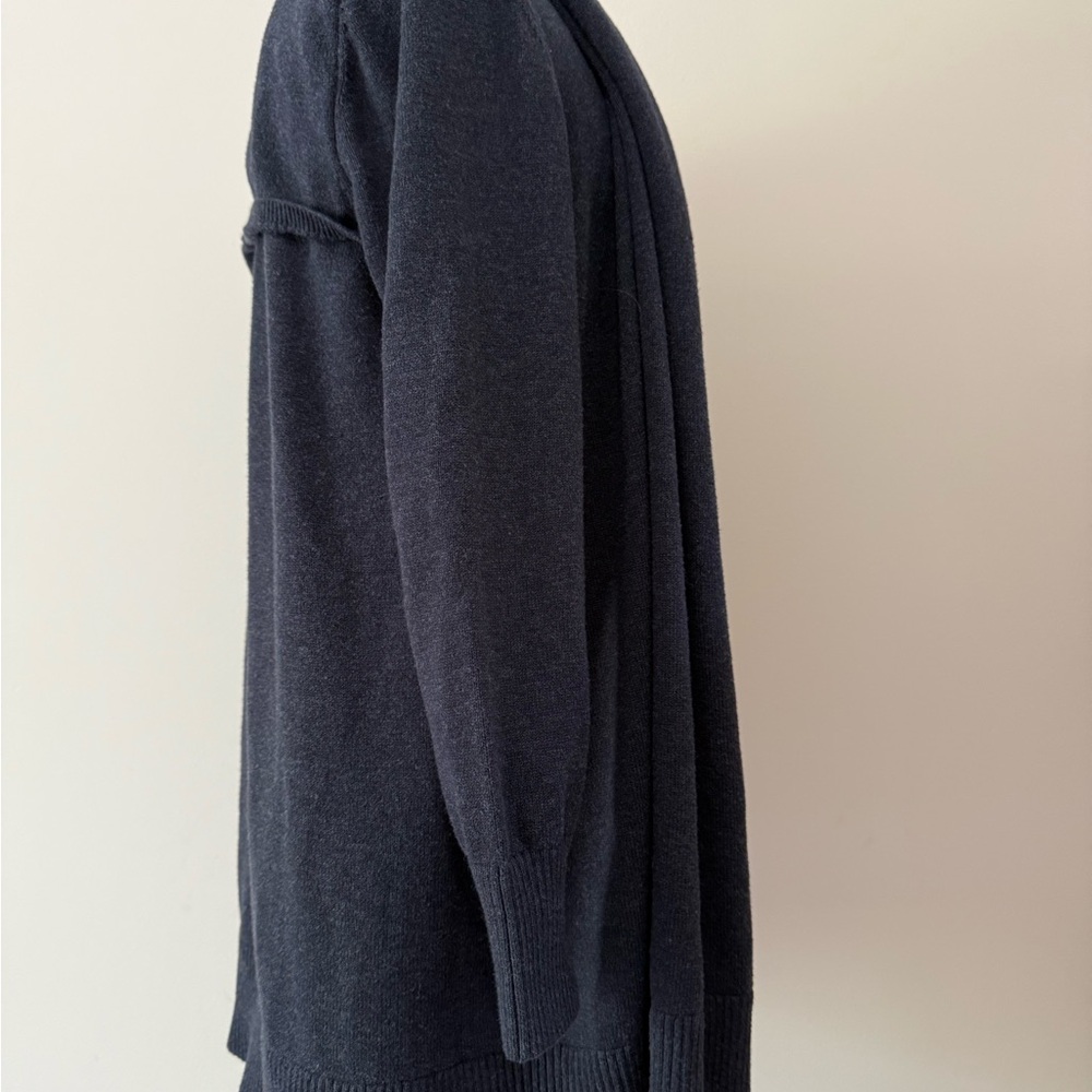 CABI “Victoria” navy blue 100% cotton cardigan sweater in size medium - Picture 4 of 11